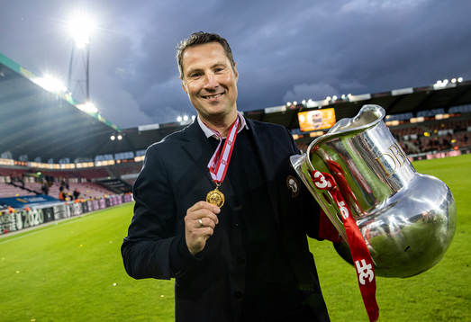 [DK=20200726: Brian Priske, træner FC Midtjylland, med