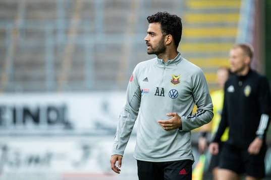 Östersunds assisterande tränare Amir Azrafshan