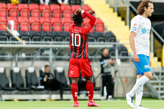 Östersunds Jordan Attah Kadiri  deppar