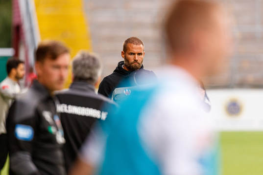Helsingborgs tränare Olof Mellberg