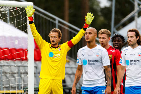 Helsingborgs målvakt Anders Lindegaard