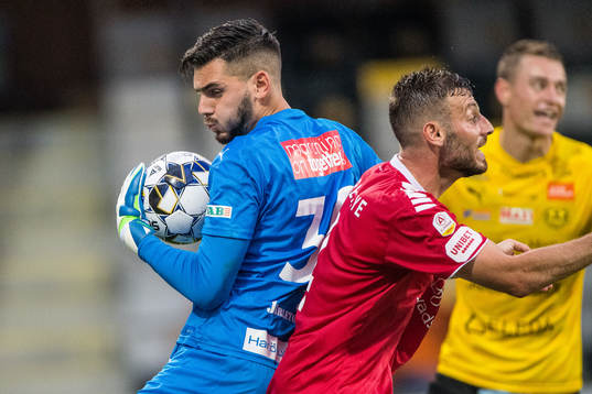 Mjällbys målvakt Marko Johansson