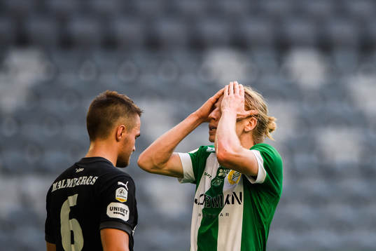 Hammarbys Gustav Ludwigson deppar