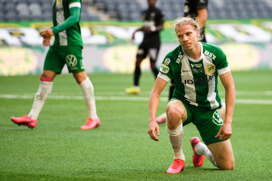 Hammarbys Gustav Ludwigson deppar