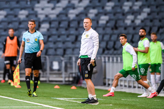 Hammarbys tränare Stefan Billborn