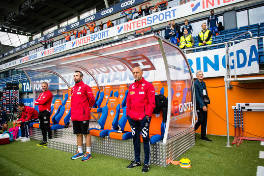 Frank Mathiesen, goalkeeper coach of Aalesund,, Andrea