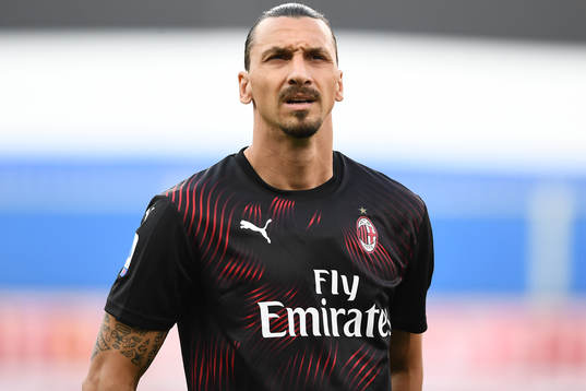 Zlatan Ibrahimovic of AC Milan
