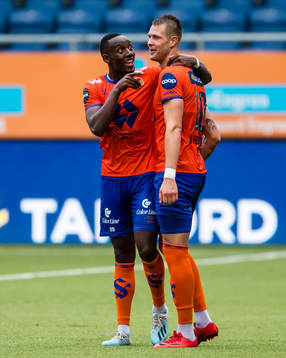 Parfait Bizoza and Holmbert Aron Briem Fridjonsson of