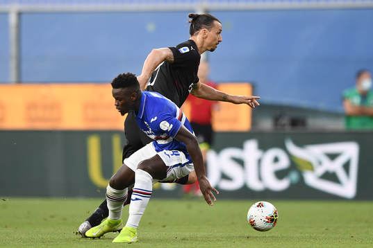 Zlatan Ibrahimovic of AC Milan
