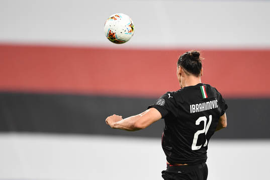 Zlatan Ibrahimovic of AC Milan