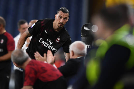 Zlatan Ibrahimovic of AC Milan