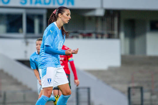 Malmö FFs Malin Gunnarsson jublar