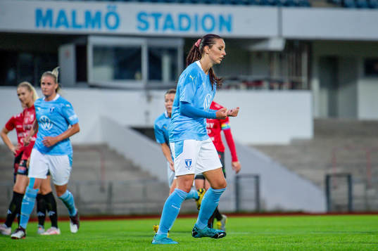 Malmö FFs Malin Gunnarsson jublar