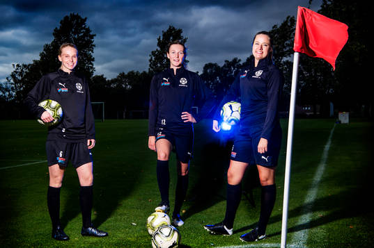Fotbollscollege i USA. Borgeby FK har flera spelare som har