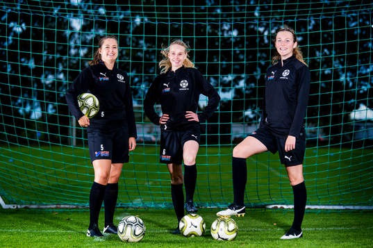Fotbollscollege i USA. Borgeby FK har flera spelare som har