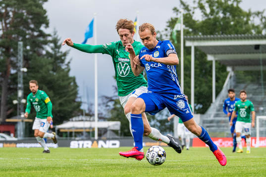 Jönköpings Jesper Svensson och Sundsvalls  Pontus Engblom