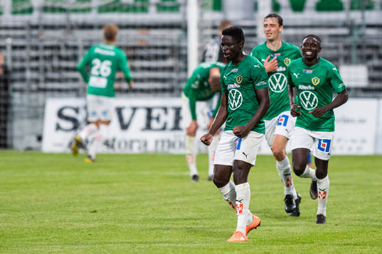 Jönköpings Eric Johana Omondi jublar