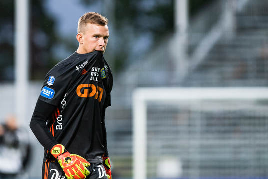 Sundsvalls målvakt Andreas Andersson deppar