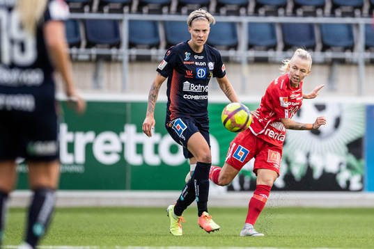 Linköpings Lina Hurtig och Örebros Nathalie Persson