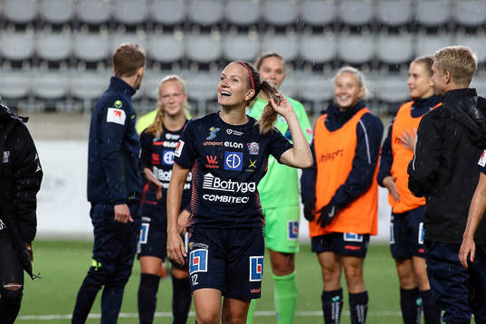 Linköpings Petra Johansson jublar