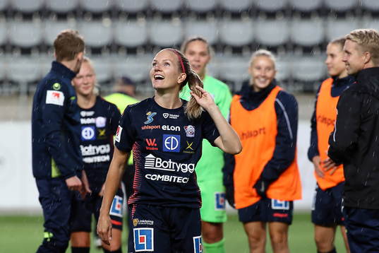 Linköpings Petra Johansson jublar