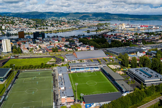 General view of Marienlyst stadion