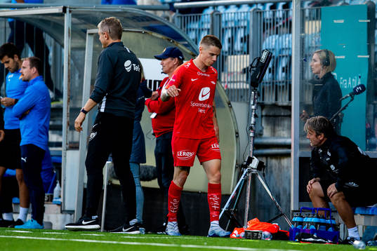 Lars Arne Nilsen, head coach of Brann, and Robert Taylor