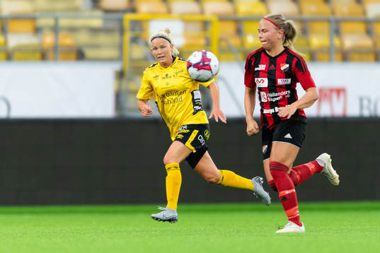 Elfsborgs Sara Jardving och Nittorps Elin Hultin