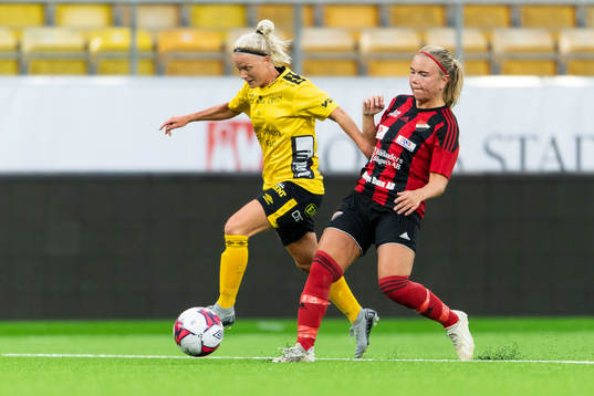 Elfsborgs Sara Jardving och Nittorps Elin Hultin
