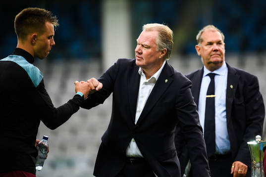 Svenska Fotbollförbundets ordförande Karl-Erik Nilsson