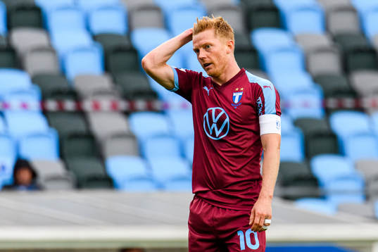 Malmö FFs Anders Christiansen deppar