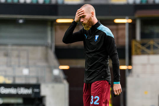Malmö FFs Jo Inge Berget deppar