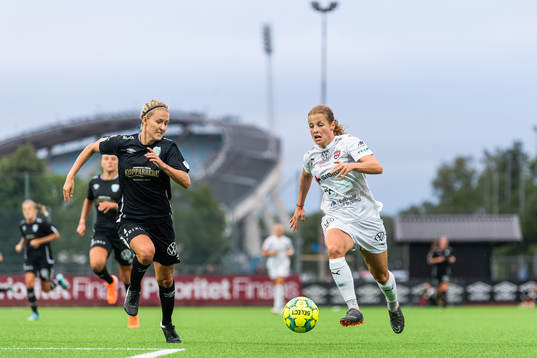 Göteborgs Emma Kullberg och Rosengårds Anna Anvegård