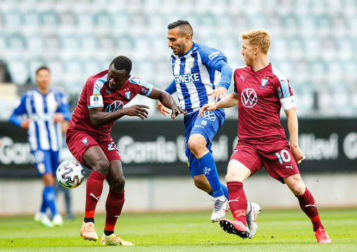 Malmö FFs Bonke Innocent och Anders Christiansen