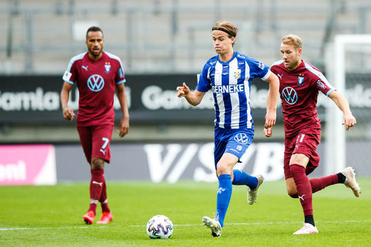 IFK Göteborgs August Erlingmark och Malmö FFs Ola Toivonen