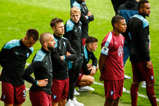 Malmö FFs spelare deppar