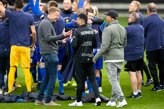 IFK Göteborgs sportchef Kennet Andersson och tränare Poya