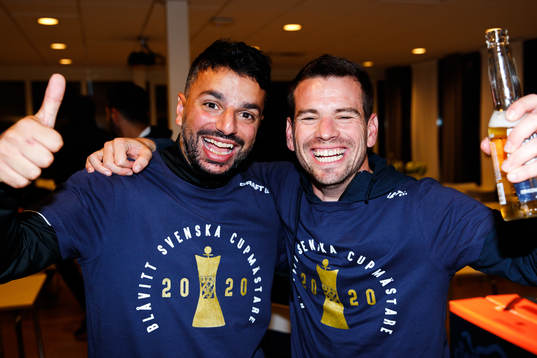 IFK Göteborgs tränare Poya Asbaghi och assisterande