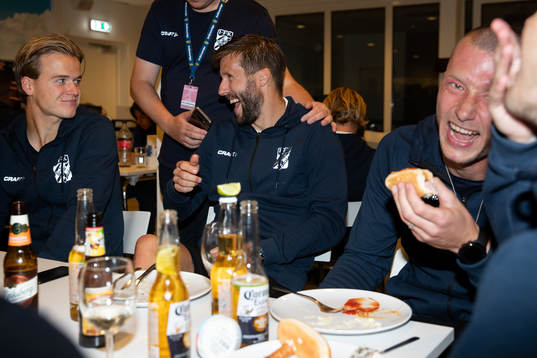 IFK Göteborgs August Erlingmark, Mattias Bjärsmyr och