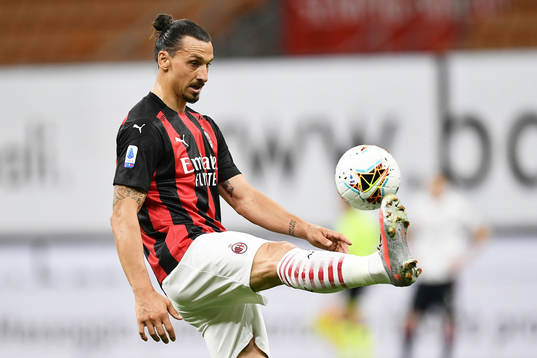 Zlatan Ibrahimovic of Milan