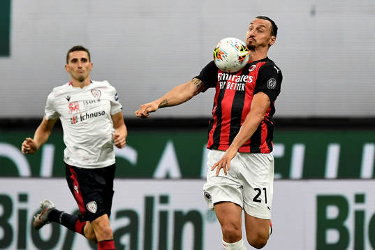Zlatan Ibrahimovic of Milan