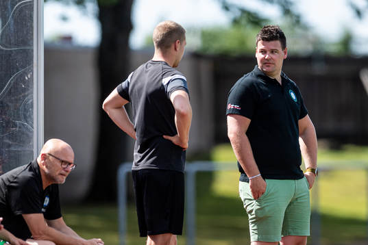 Klippans assisterande tränare Simon Hammar Johnsson i
