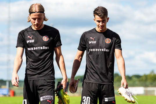 Hittarps Oliver Åkerman och Teddy Bermudez