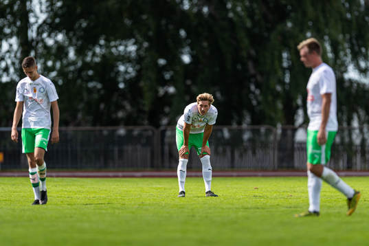 Klippans Cim Nilsson, Konrad Wallin och Rasmus Wendt deppar