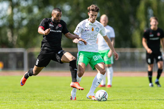 Hittarps Kamal Barny och Klippans Belul Qerimaj