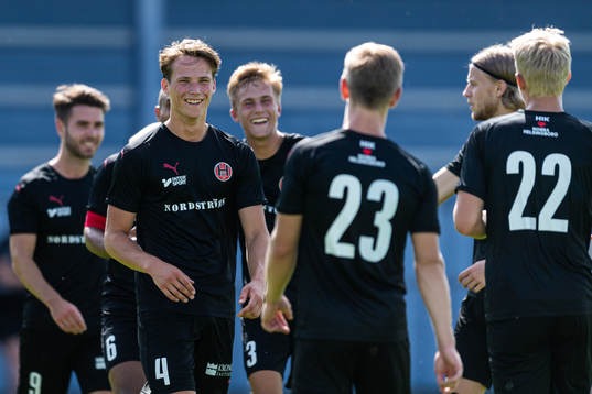 Hittarps Alex Sjöholm jublar