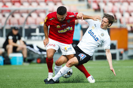 Falkenbergs Edi Sylisufaj och Örebros Robin Book