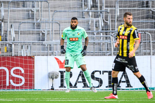 Häckens målvakt Jonathan Ursin Rasheed