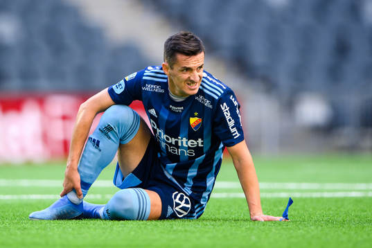 Djurgårdens Haris Radetinac har ont