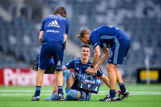Djurgårdens Haris Radetinac får läkarvård